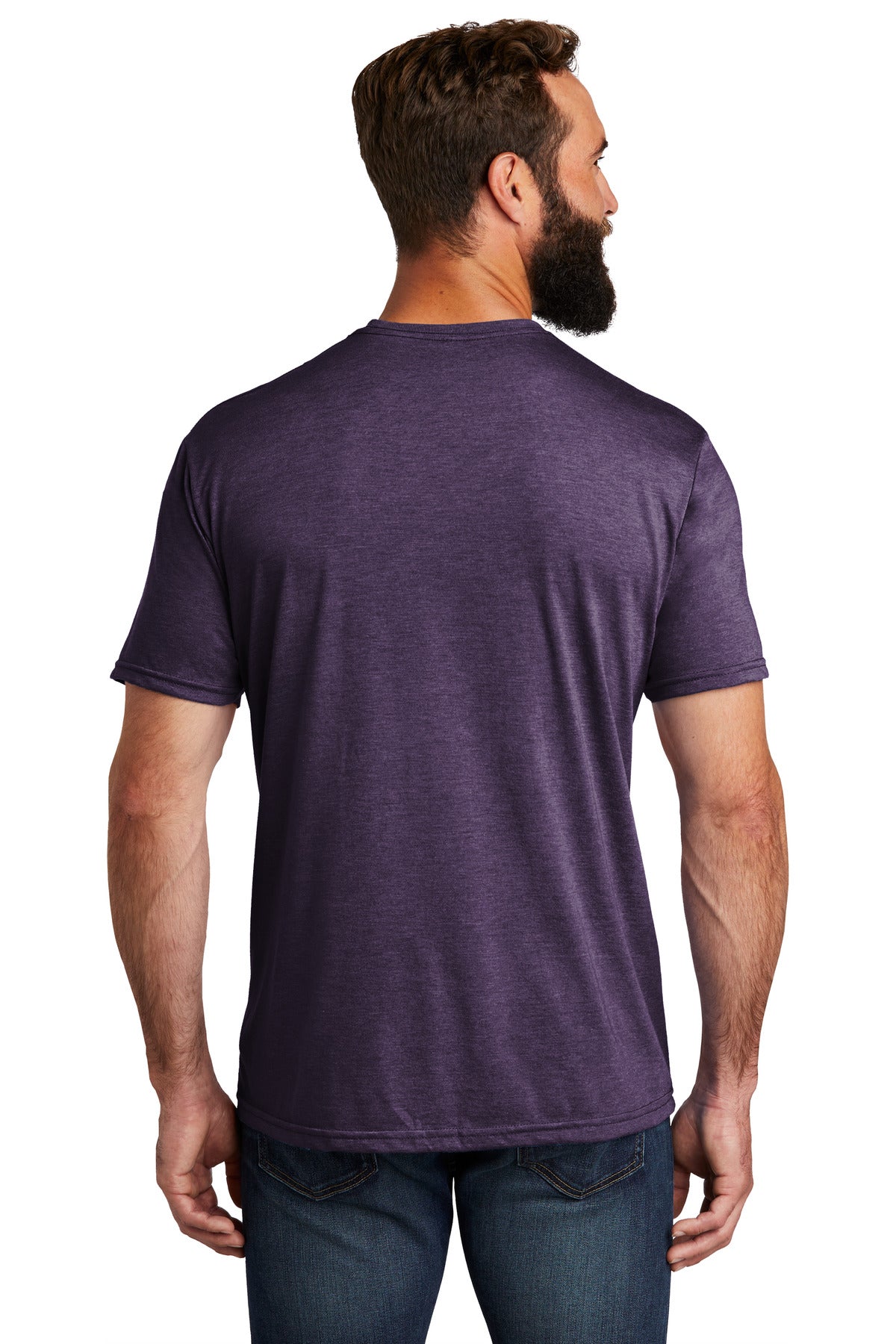 Custom Embroidered Allmade   Unisex Tri-Blend Tee AL2004,Huckleberry