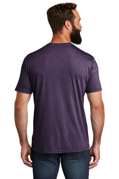 Custom Embroidered Allmade   Unisex Tri-Blend Tee AL2004,Huckleberry