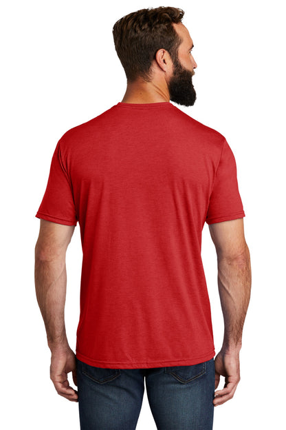 Custom Embroidered Allmade   Unisex Tri-Blend Tee AL2004,Rise Up Red