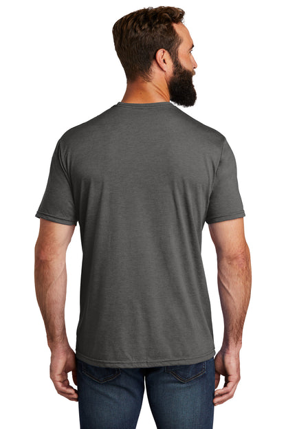 Custom Embroidered Allmade   Unisex Tri-Blend Tee AL2004,Space Black