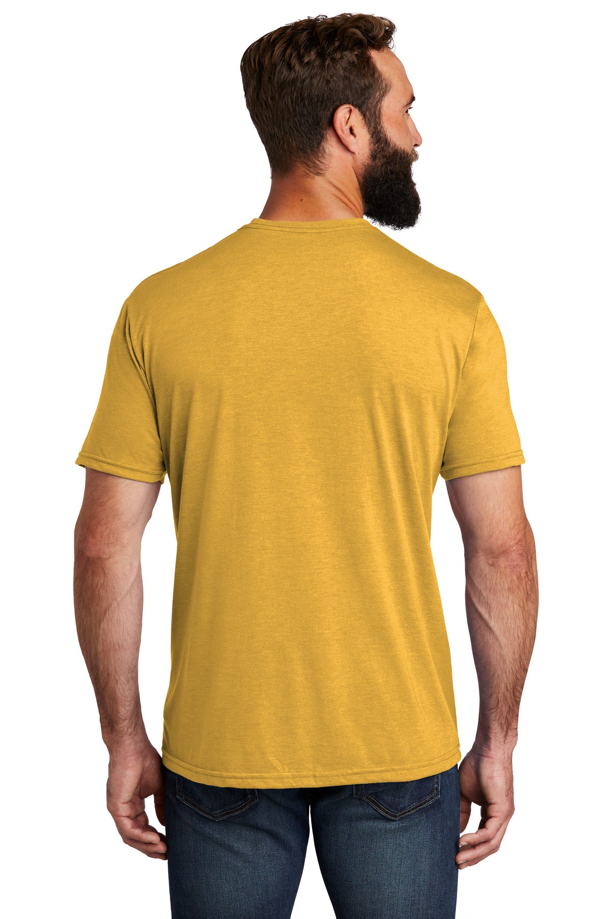 Custom Embroidered Allmade   Unisex Tri-Blend Tee AL2004,Suncatcher Gold