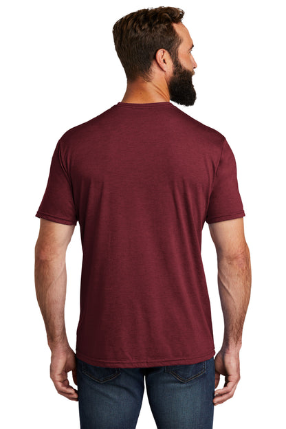Custom Embroidered Allmade   Unisex Tri-Blend Tee AL2004,Vino Red