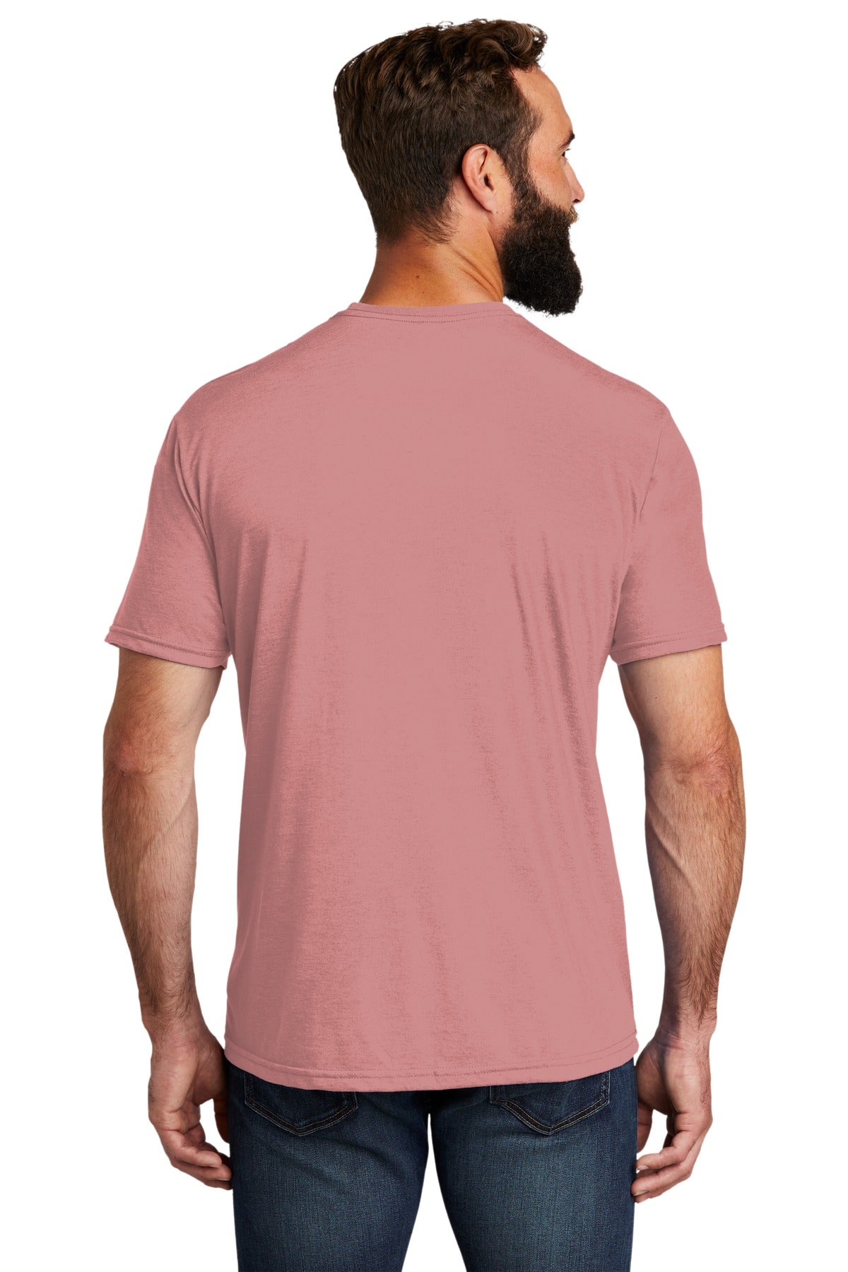 Custom Embroidered Allmade   Unisex Tri-Blend Tee AL2004,Vintage Rose