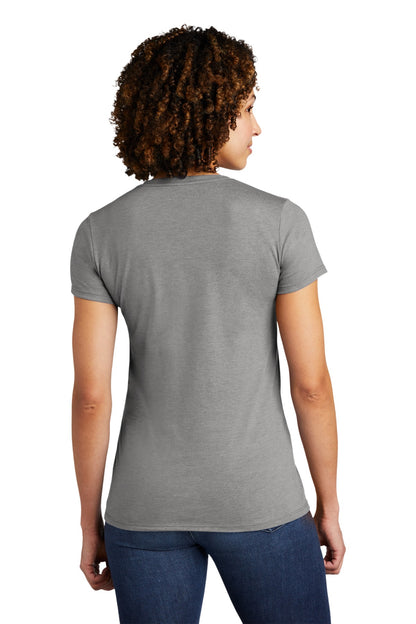Custom Embroidered Allmade  Women's Tri-Blend Tee  AL2008,Aluminum Grey