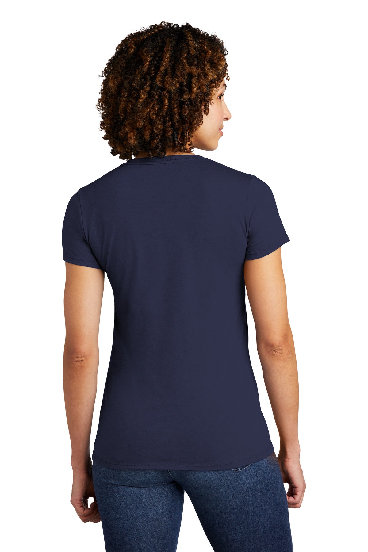 Custom Embroidered Allmade  Women's Tri-Blend Tee  AL2008,Night Sky Navy