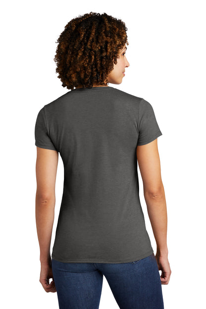 Custom Embroidered Allmade  Women's Tri-Blend Tee  AL2008,Space Black