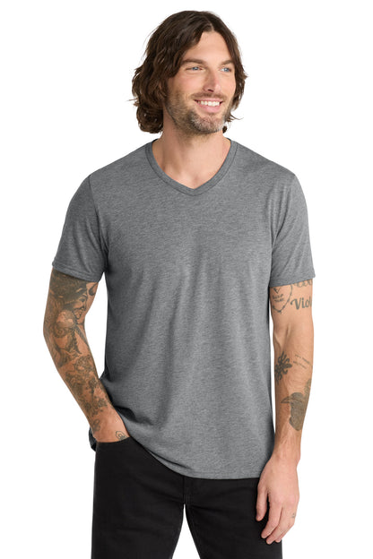 Custom Embroidered AllMade T-Shirts  in Aluminum Grey