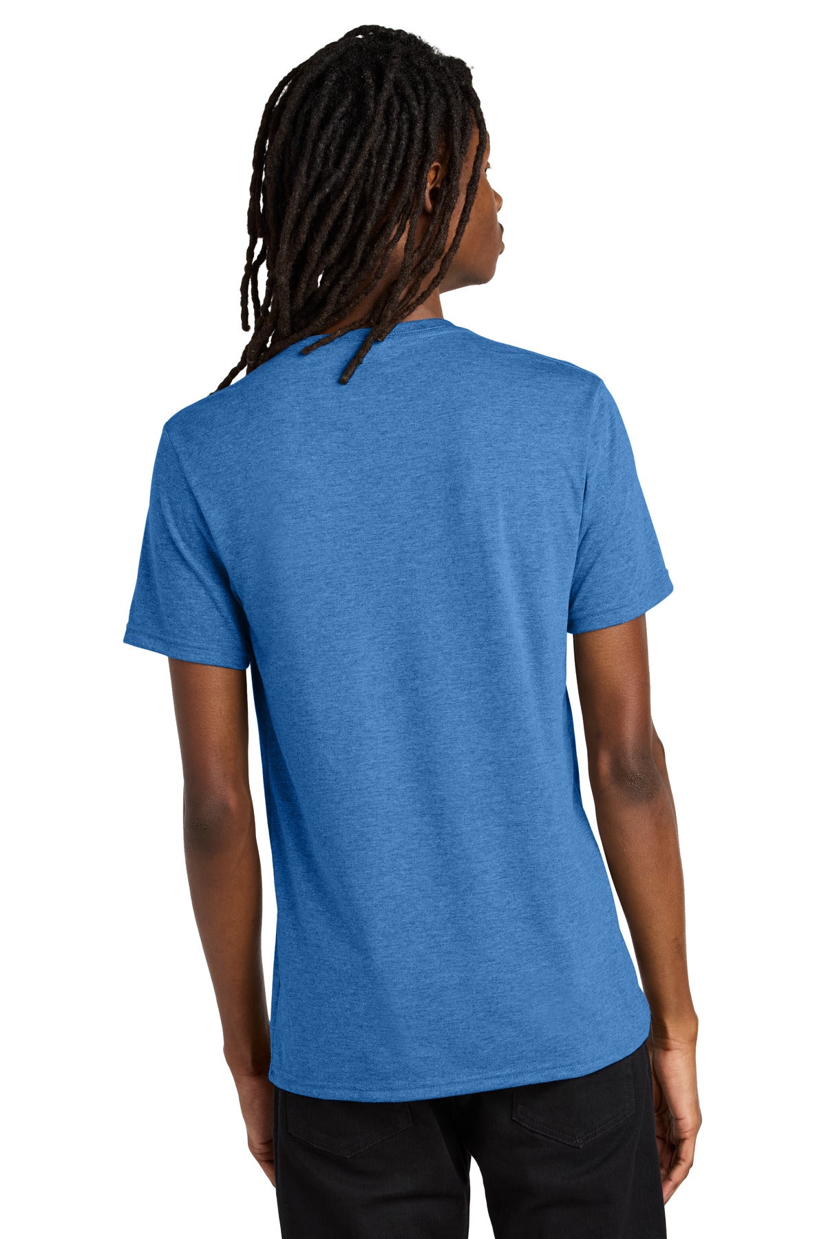 Custom Embroidered Allmade  Unisex Tri-Blend V-Neck Tee AL2014,Azure Blue