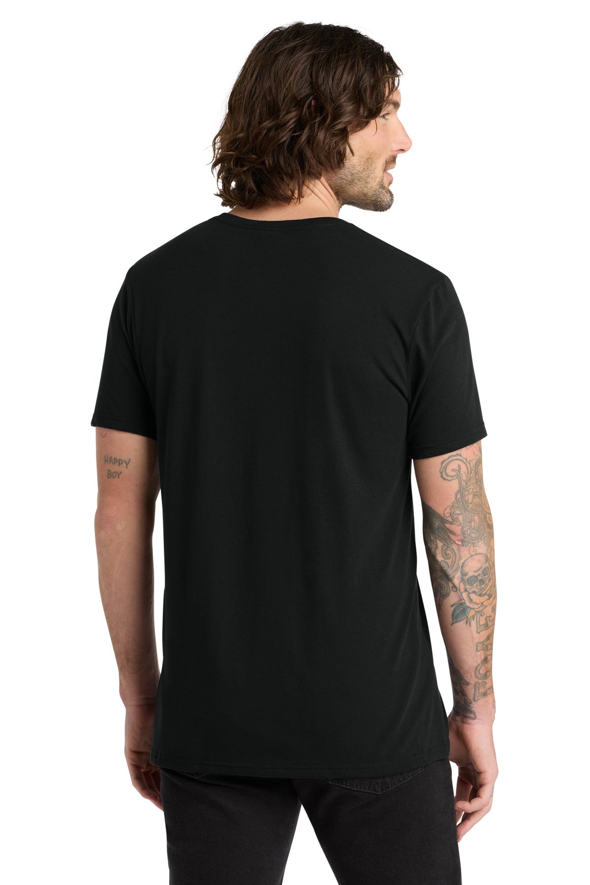 Custom Embroidered AllMade T-Shirts  in Deep Black