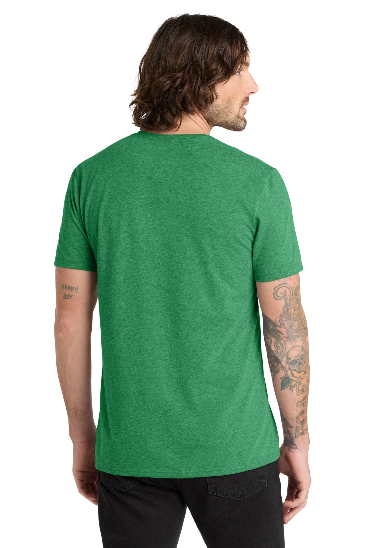 Custom Embroidered AllMade T-Shirts  in Enviro Green