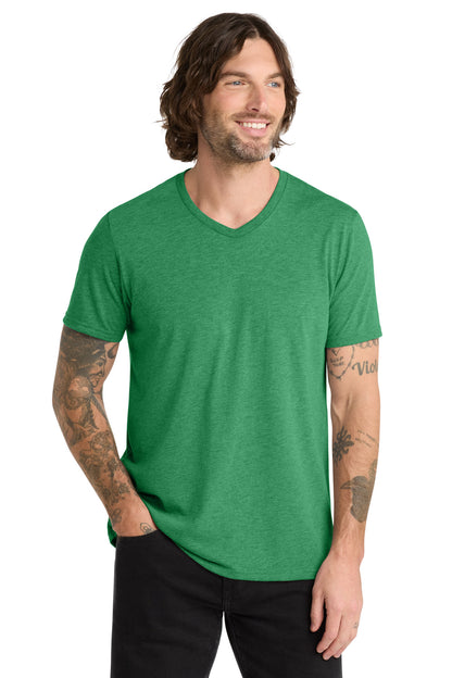 Custom Embroidered AllMade T-Shirts  in Enviro Green