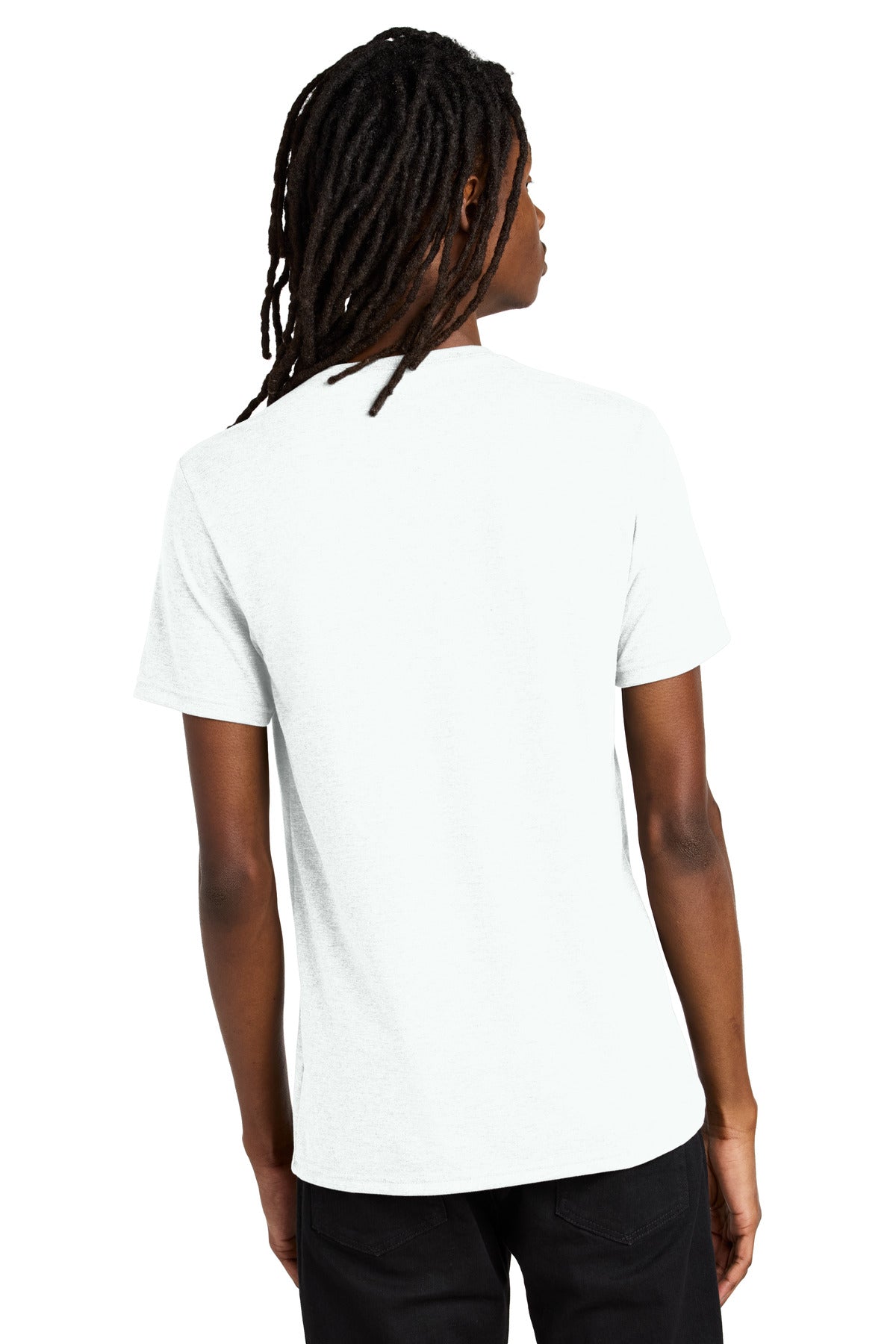 Custom Embroidered Allmade  Unisex Tri-Blend V-Neck Tee AL2014,Fairly White