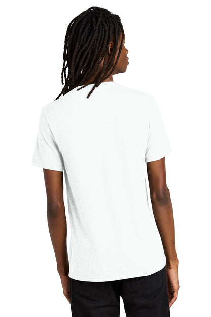 Custom Embroidered Allmade  Unisex Tri-Blend V-Neck Tee AL2014,Fairly White