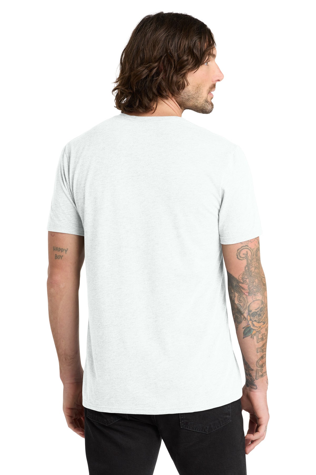 Custom Embroidered AllMade T-Shirts  in Fairly White