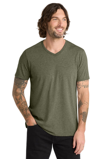 Custom Embroidered AllMade T-Shirts  in Olive You Green