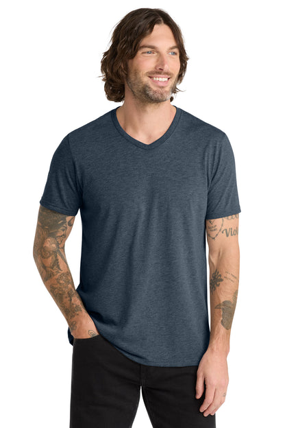 Custom Embroidered AllMade T-Shirts  in Rebel Blue
