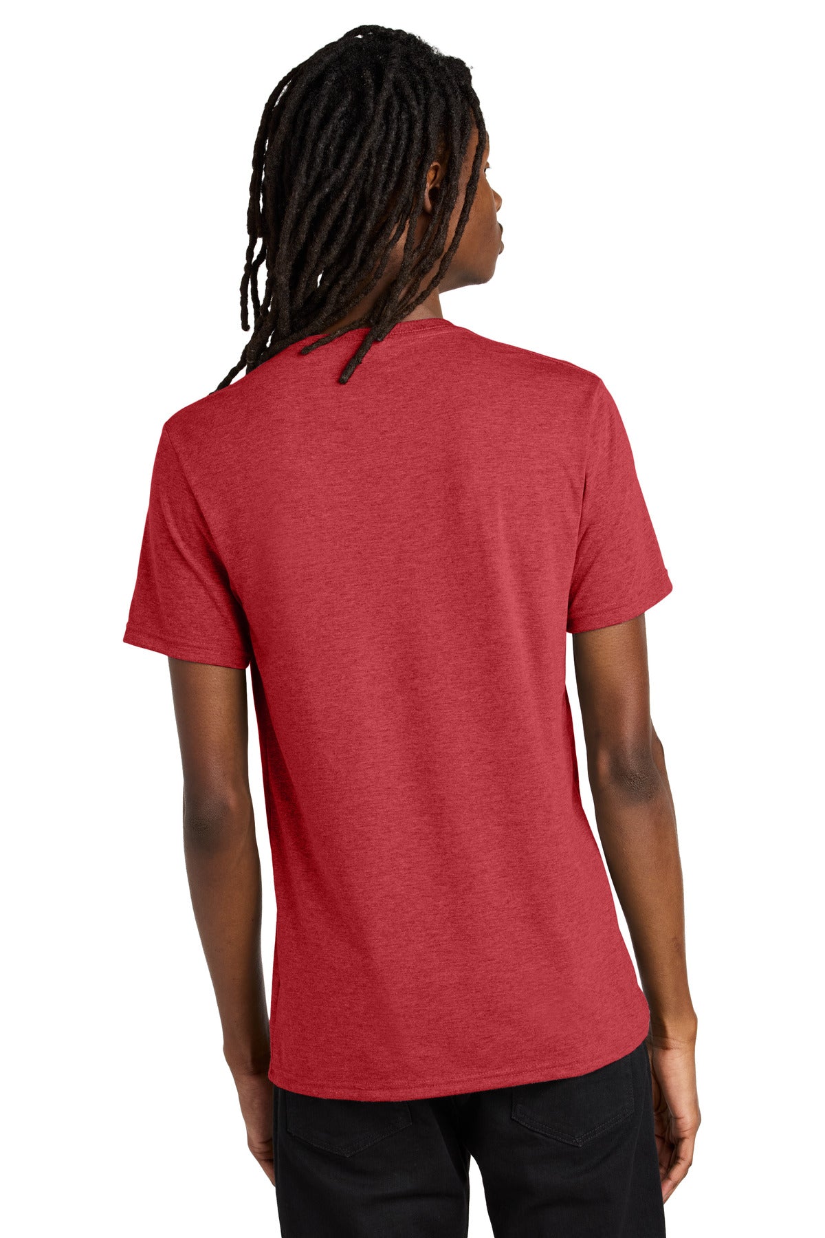 Custom Embroidered Allmade  Unisex Tri-Blend V-Neck Tee AL2014,Rise Up Red