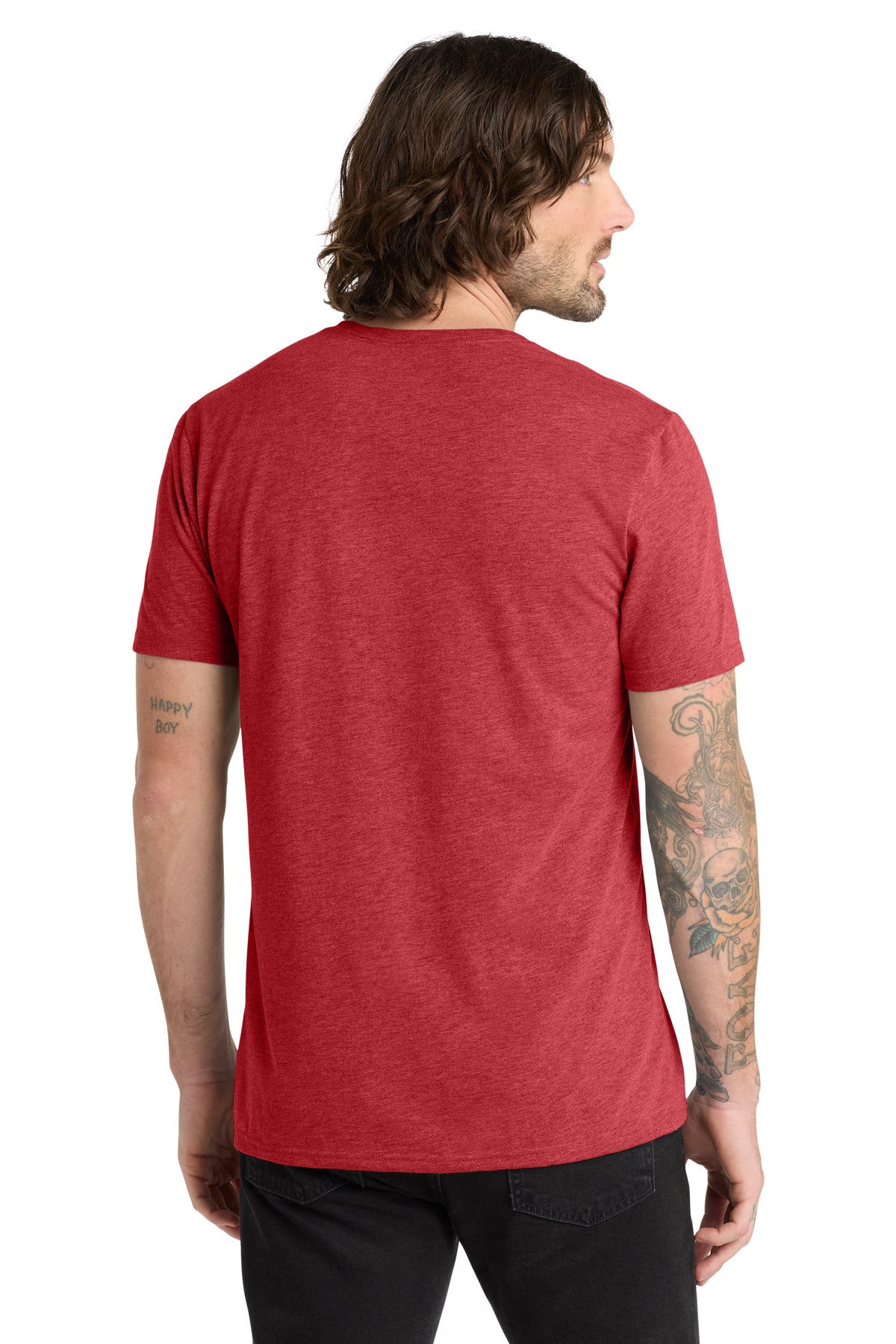 Custom Embroidered AllMade T-Shirts  in Rise Up Red