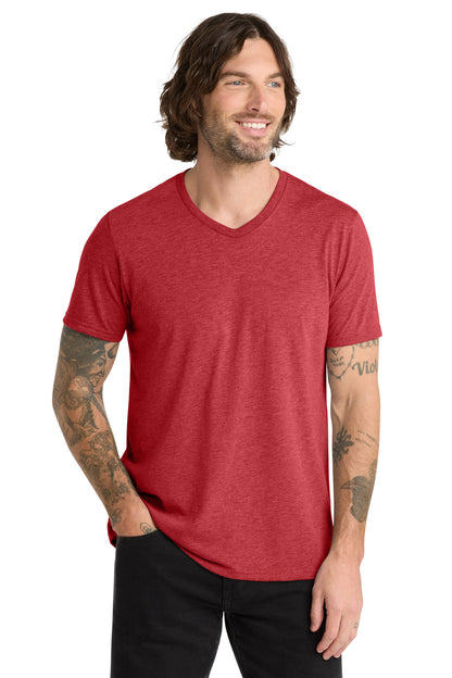 Custom Embroidered AllMade T-Shirts  in Rise Up Red