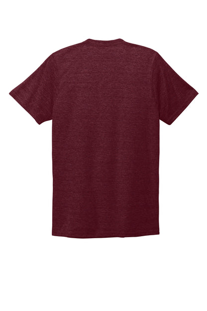 Custom Embroidered AllMade T-Shirts  in Vino Red