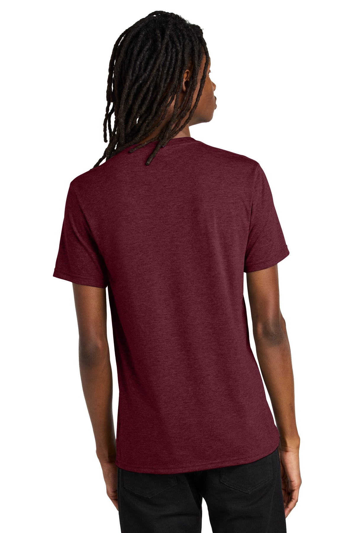 Custom Embroidered Allmade  Unisex Tri-Blend V-Neck Tee AL2014,Vino Red