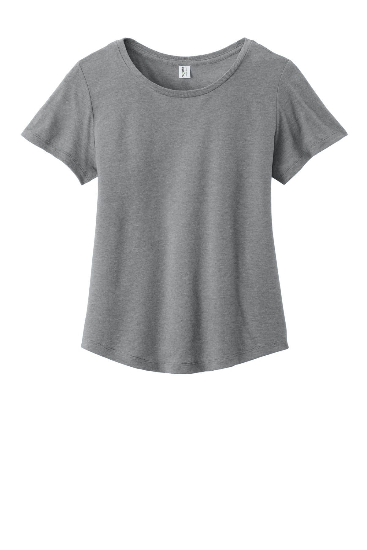 Custom Embroidered AllMade T-Shirts  in Aluminum Grey