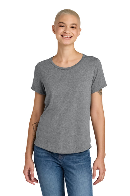 Custom Embroidered AllMade T-Shirts  in Aluminum Grey