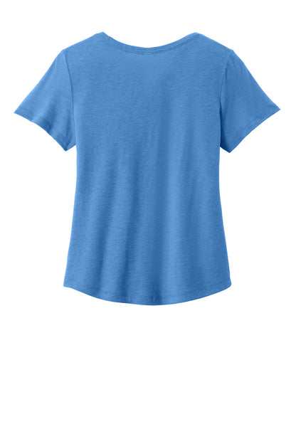Custom Embroidered AllMade T-Shirts  in Azure Blue