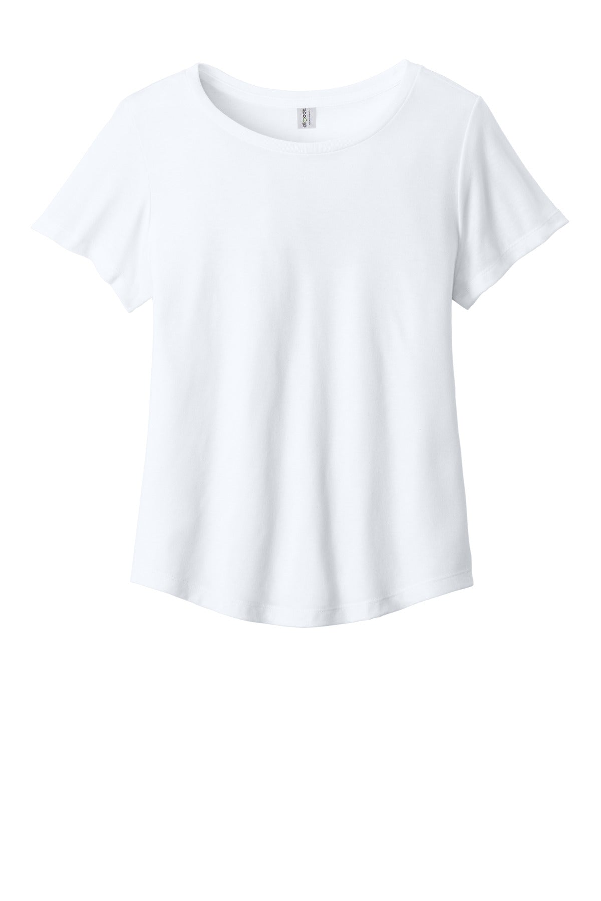 Custom Embroidered AllMade T-Shirts  in Bright White