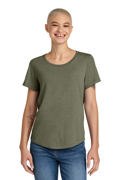 Allmade Women's Relaxed Tri-Blend Scoop Neck Tee AL2015