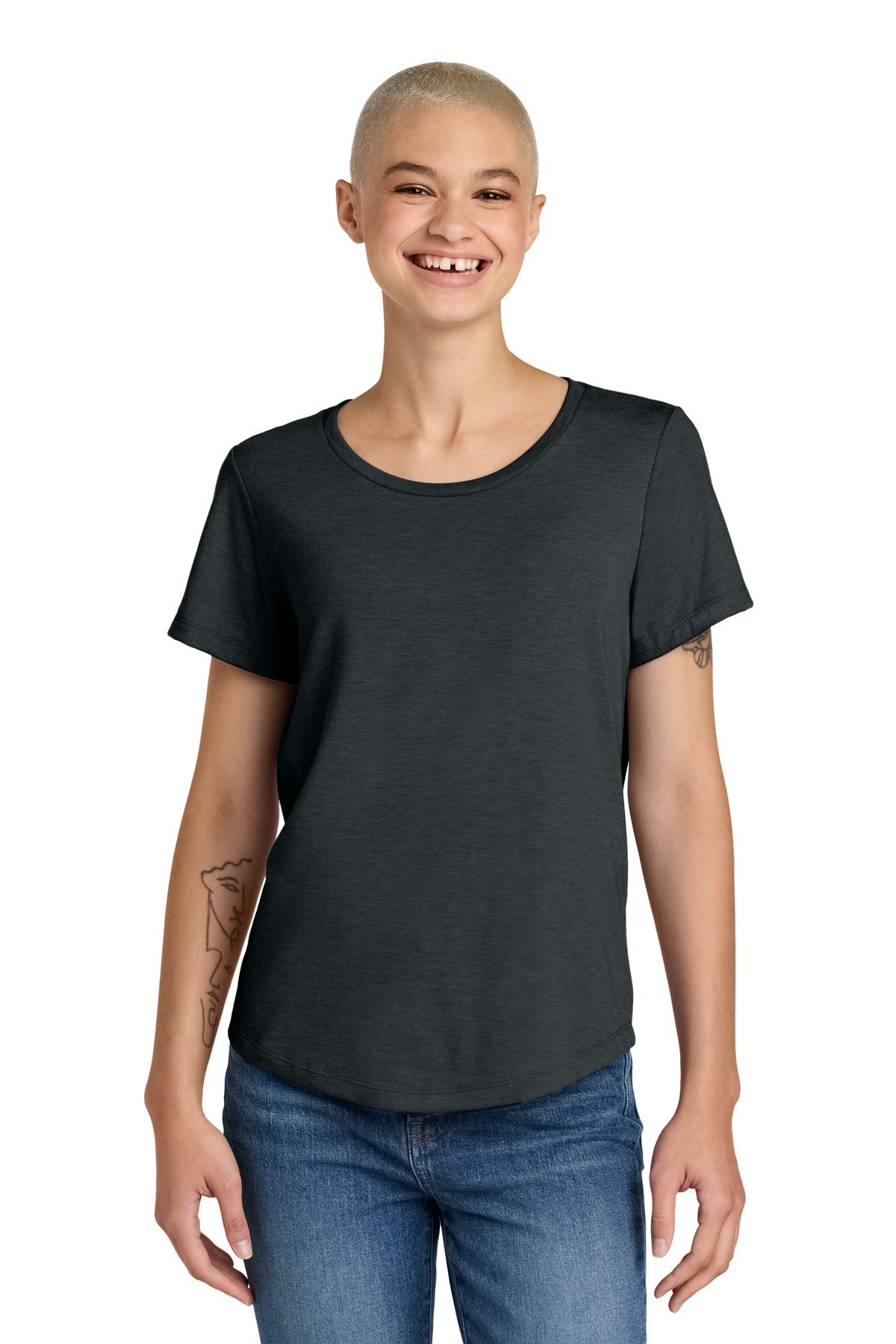 Custom Embroidered AllMade T-Shirts  in Space Black