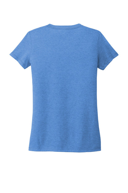 Allmade  Women's Tri-Blend V-Neck Tee AL2018 Azure Blue