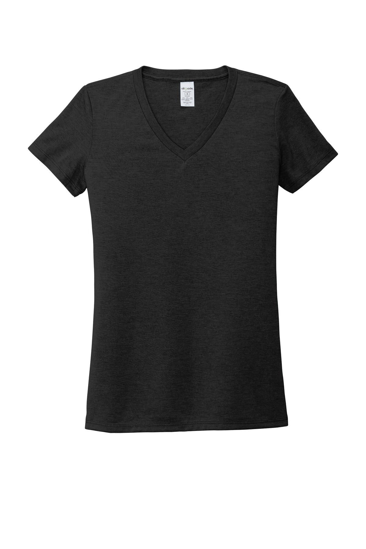 Allmade  Women's Tri-Blend V-Neck Tee AL2018 Space Black