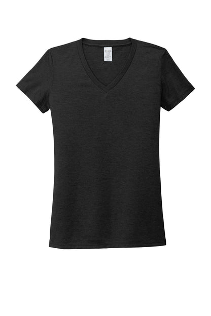 Allmade  Women's Tri-Blend V-Neck Tee AL2018 Space Black