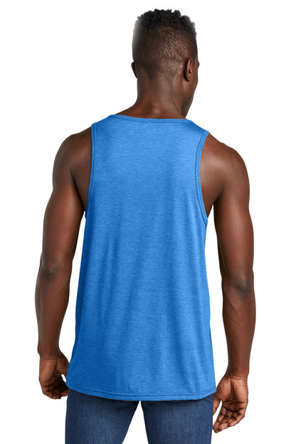 Custom Embroidered Allmade Unisex Tri-Blend Tank AL2019,Azure Blue
