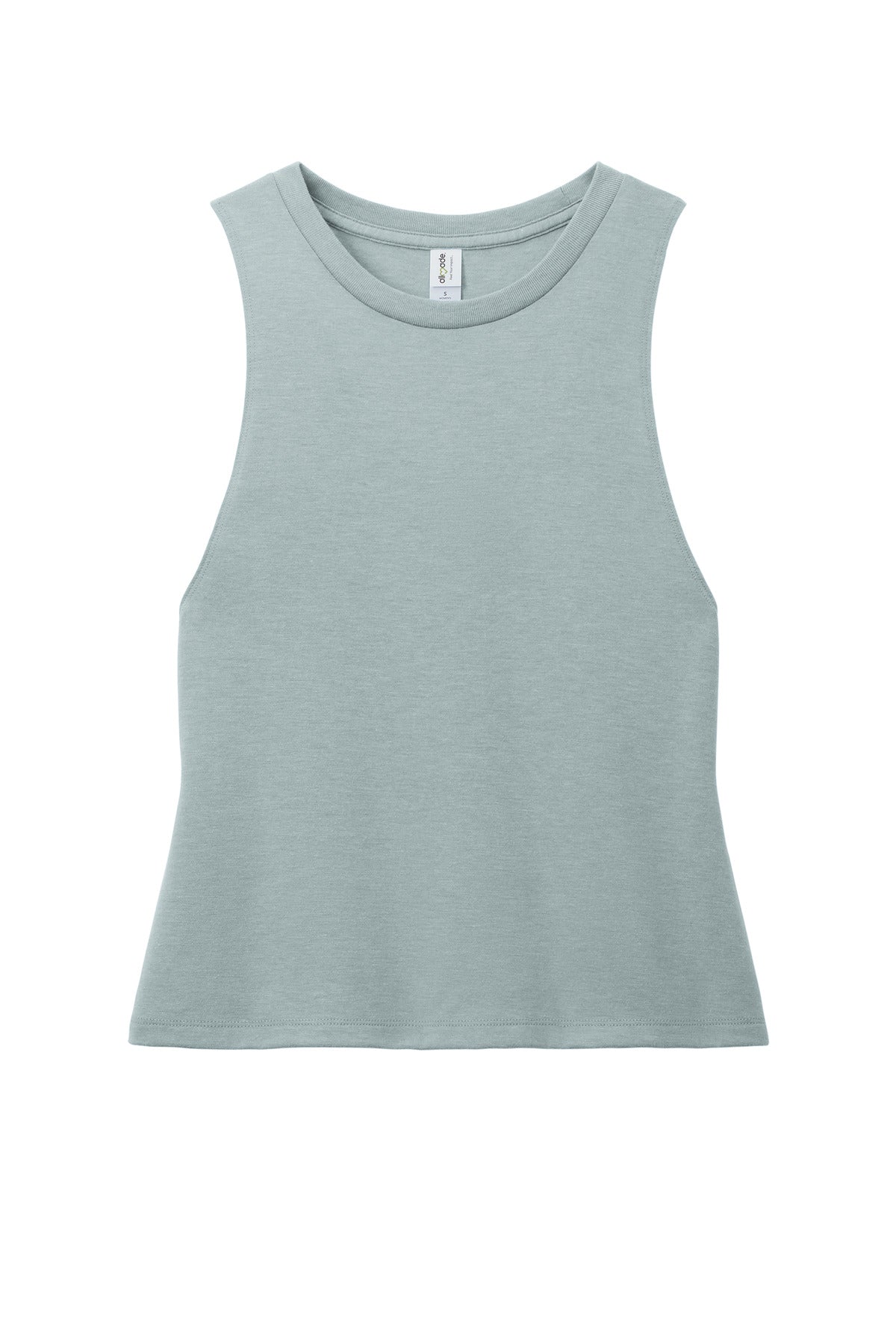 Custom Embroidered AllMade T-Shirts  in Aluminum Grey
