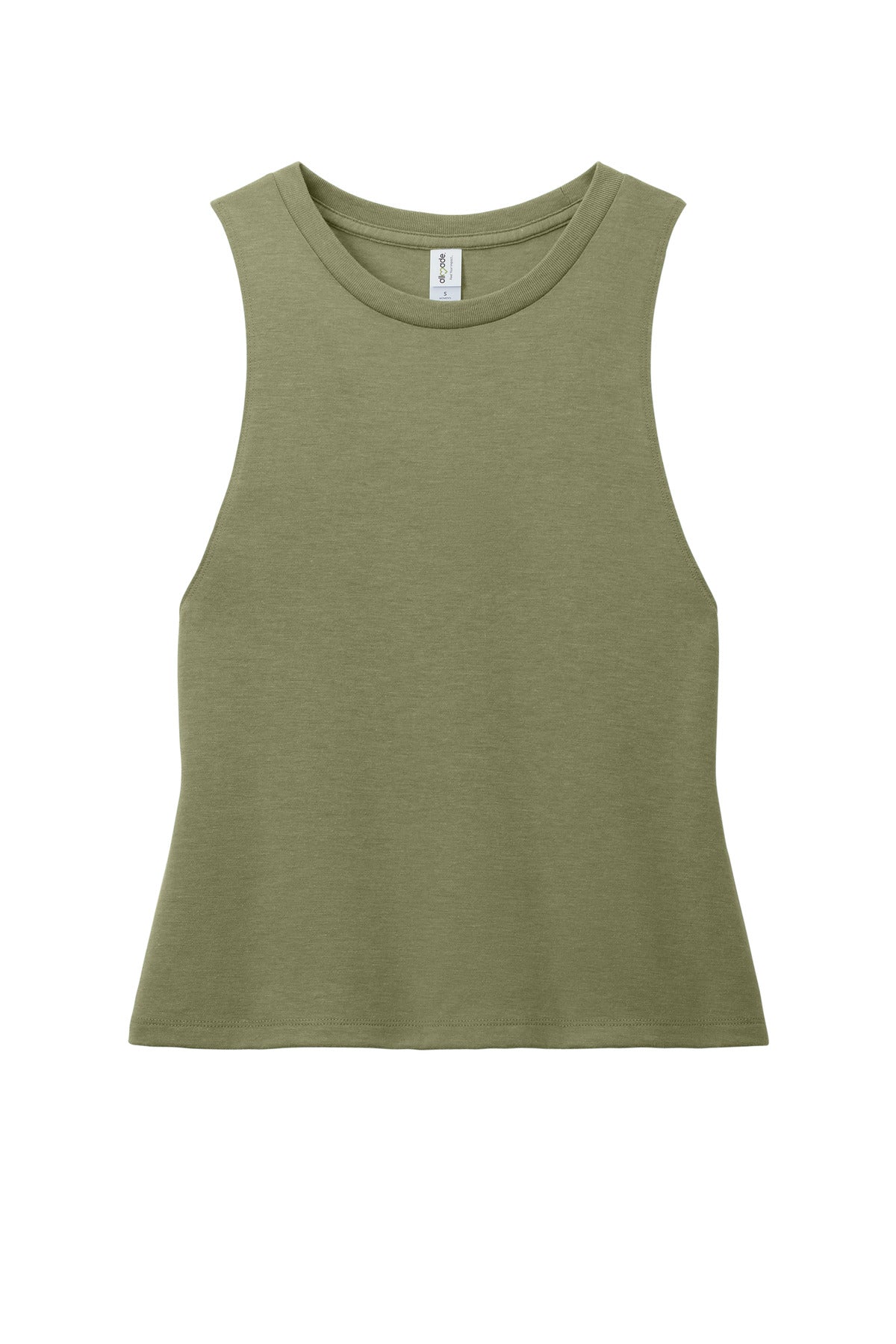 Custom Embroidered AllMade T-Shirts  in Olive You Green