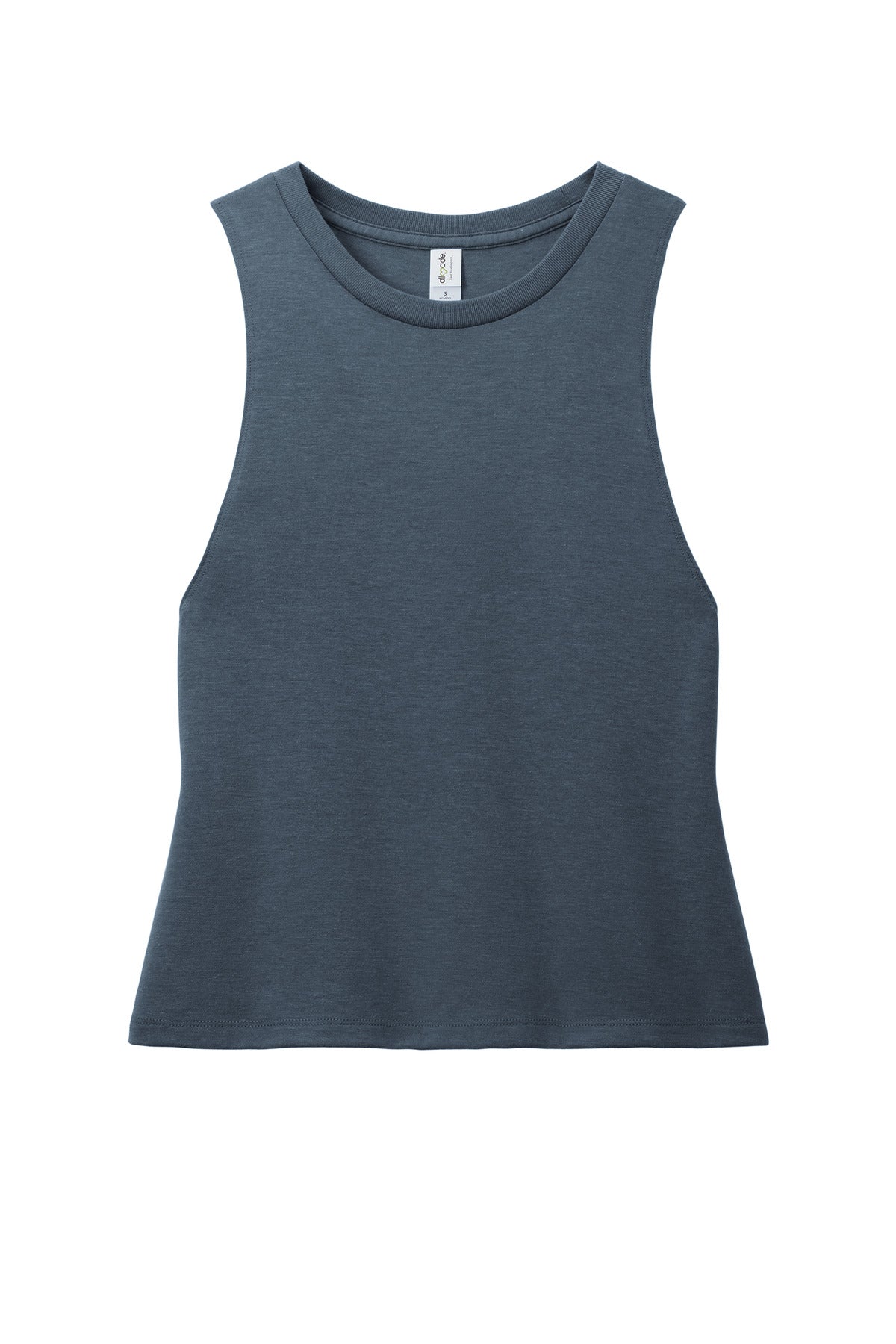Custom Embroidered AllMade T-Shirts  in Rebel Blue