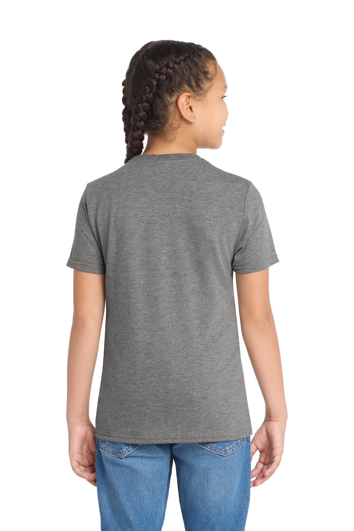 Custom Embroidered AllMade T-Shirts  in Aluminum Grey