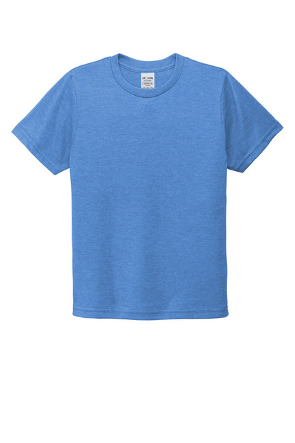 Custom Embroidered AllMade T-Shirts  in Azure Blue
