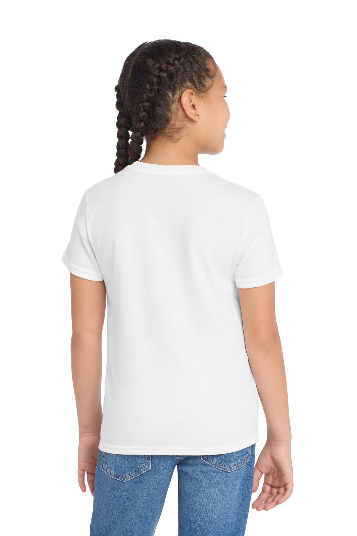 Custom Embroidered AllMade T-Shirts  in Bright White