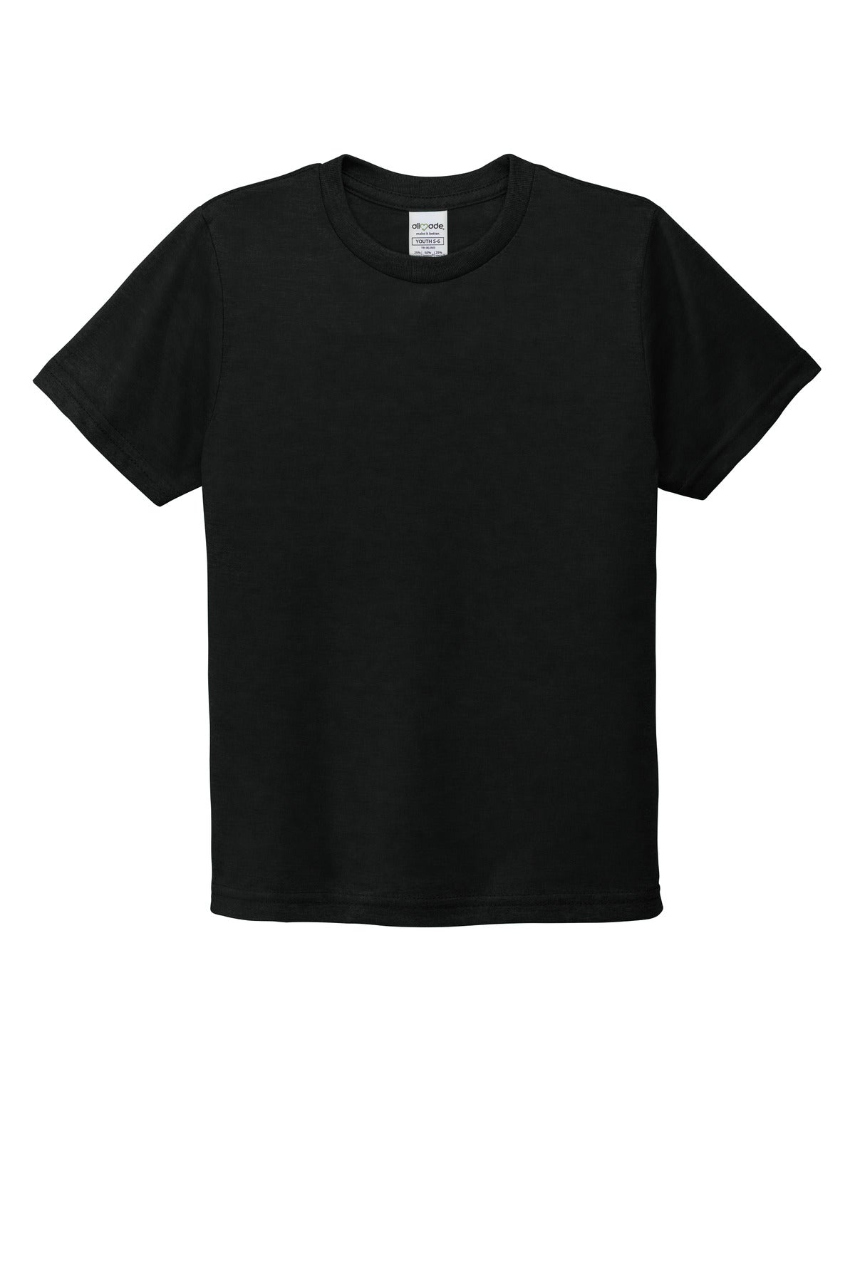 Custom Embroidered AllMade T-Shirts  in Deep Black