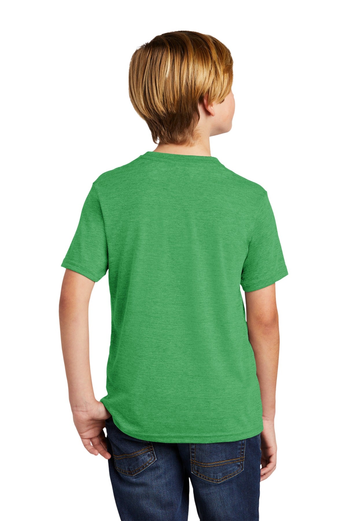 Custom Embroidered Allmade  Youth Tri-Blend Tee AL207,Enviro Green