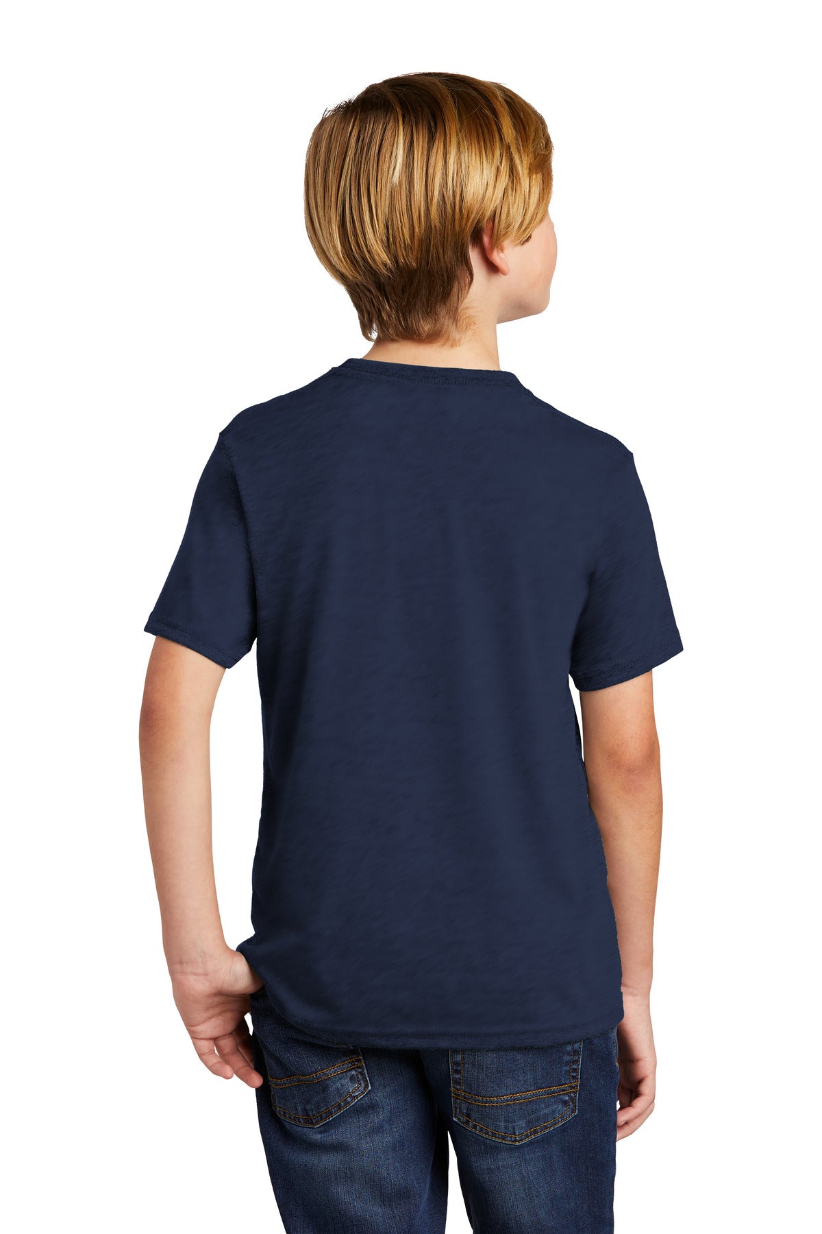 Custom Embroidered Allmade  Youth Tri-Blend Tee AL207,Night Sky Navy