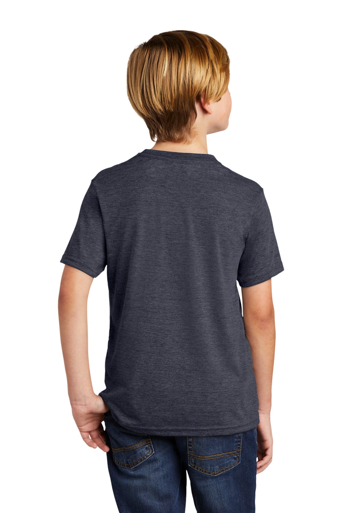 Custom Embroidered Allmade  Youth Tri-Blend Tee AL207,Rebel Blue
