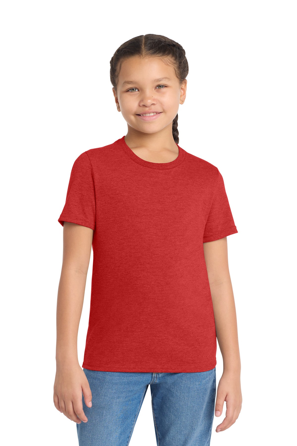 Custom Embroidered AllMade T-Shirts  in Rise Up Red