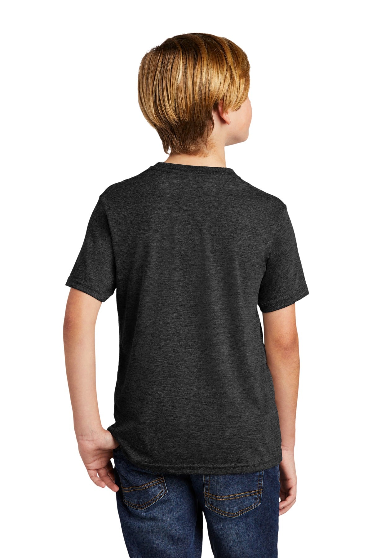 Custom Embroidered Allmade  Youth Tri-Blend Tee AL207,Space Black