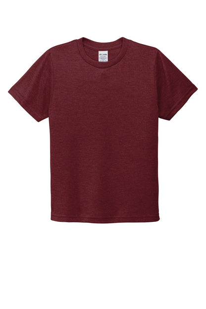 Custom Embroidered AllMade T-Shirts  in Vino Red