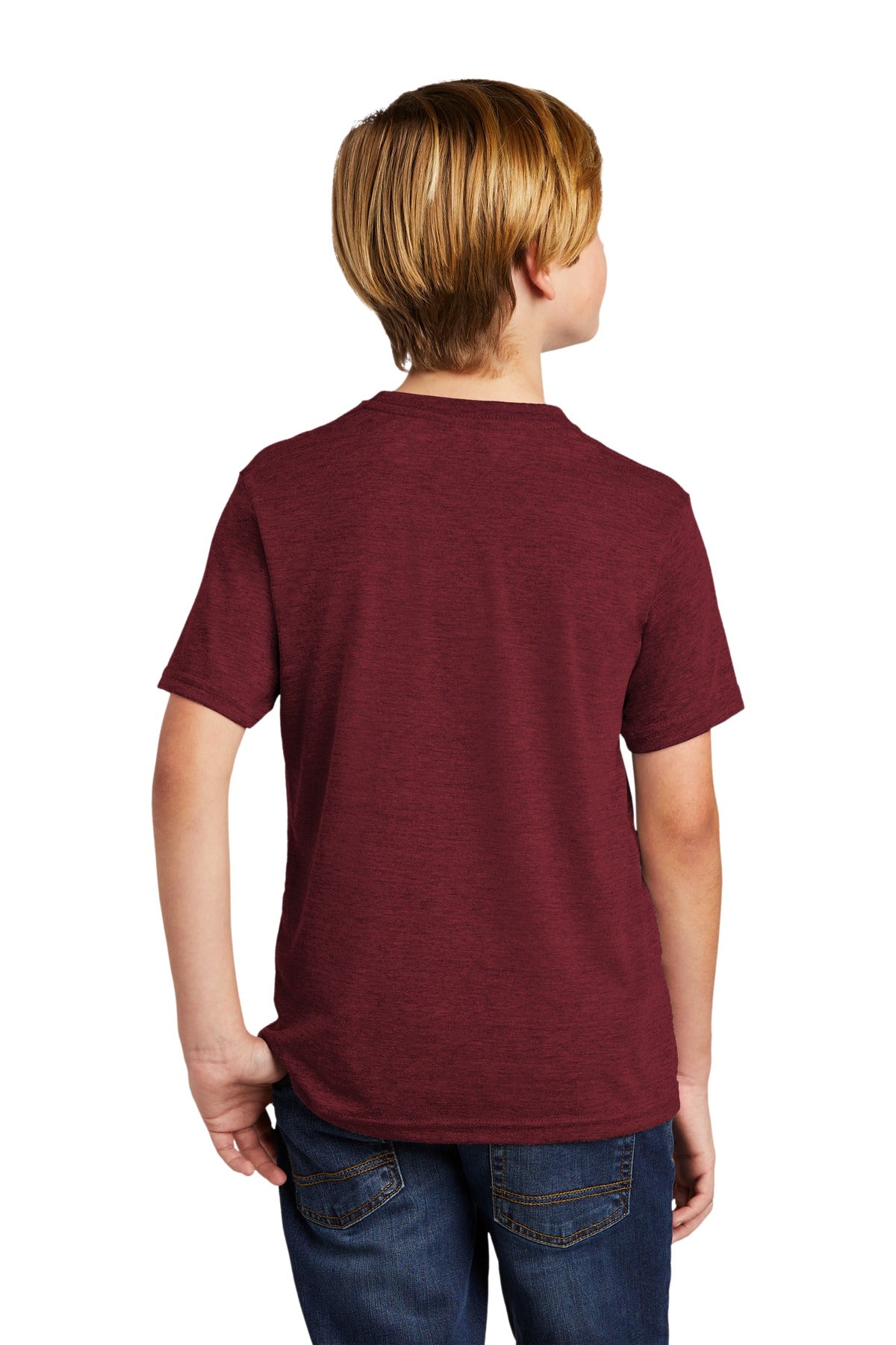 Custom Embroidered Allmade  Youth Tri-Blend Tee AL207,Vino Red