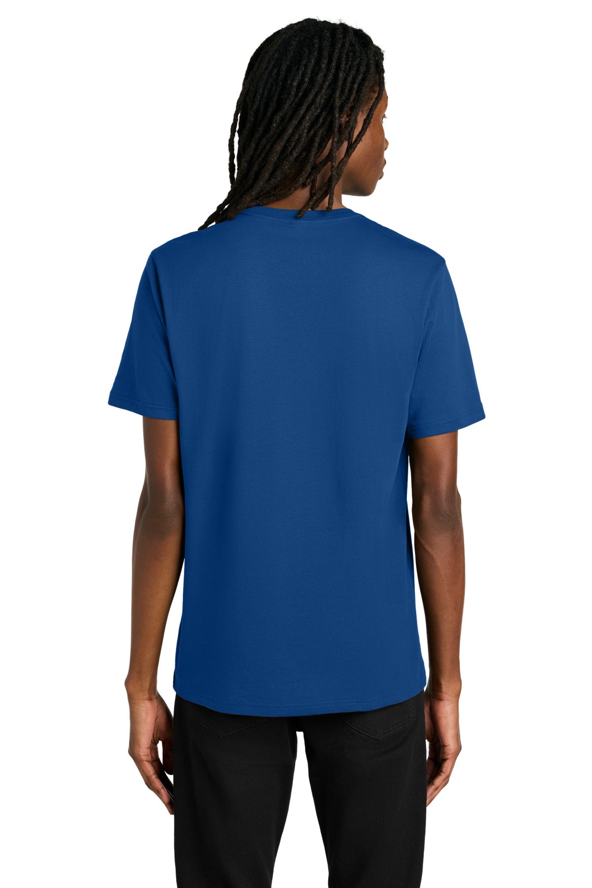 Custom Embroidered Allmade Unisex Organic Cotton Tee. AL2100,Andromeda Blue